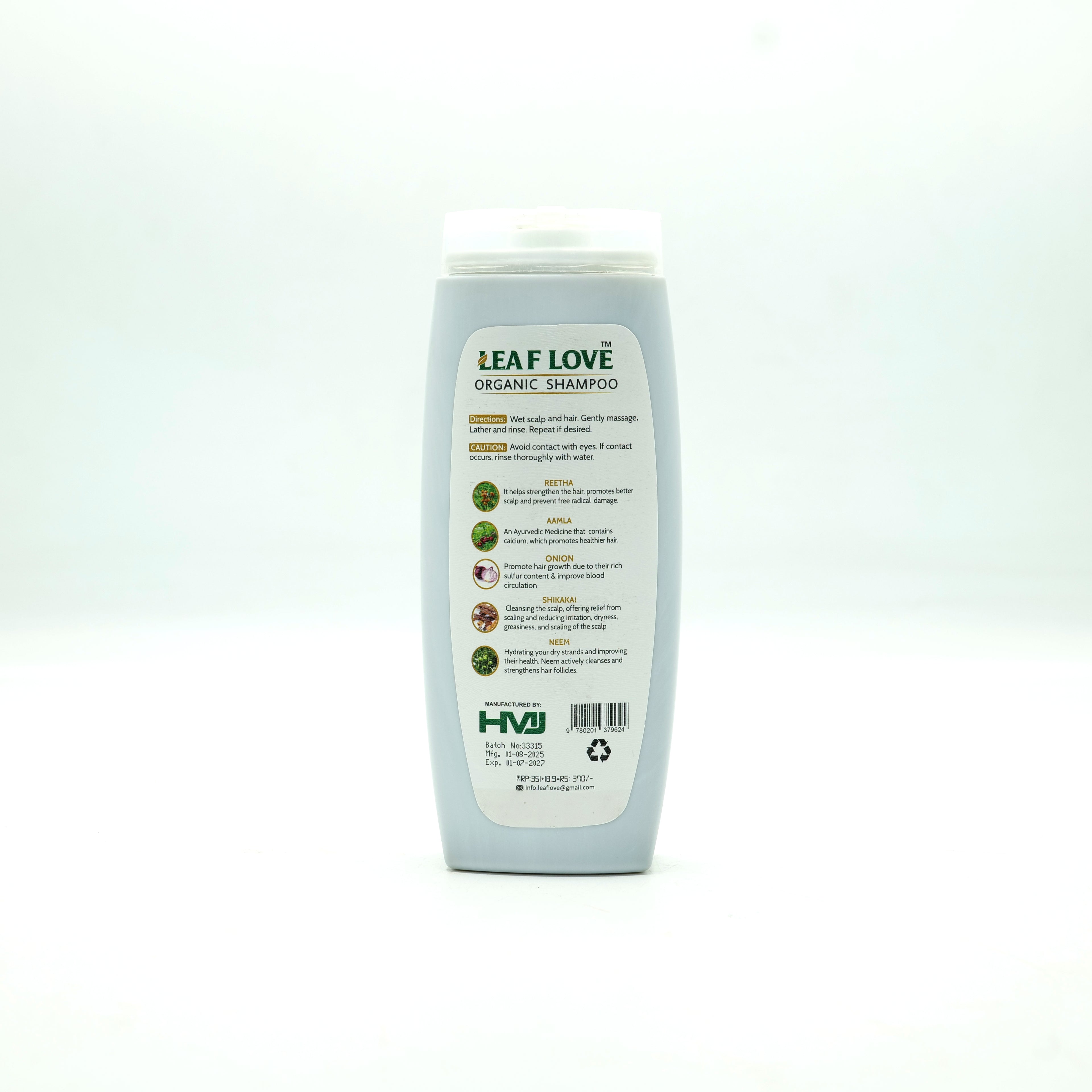 Leaf Love Organic Shampoo
